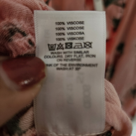 NWT ASOS swim floral strapless dress - Picture 3 of 8